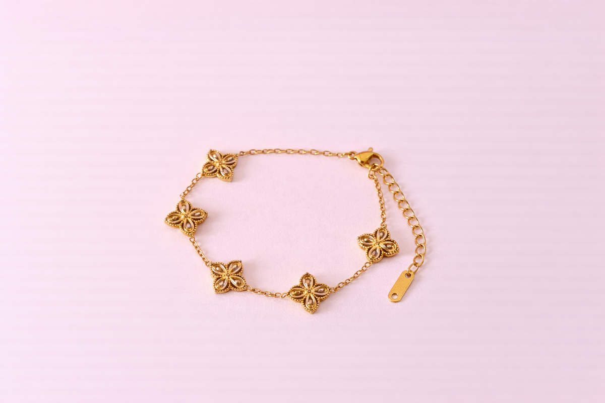 Roseraie Fleur Bracelet