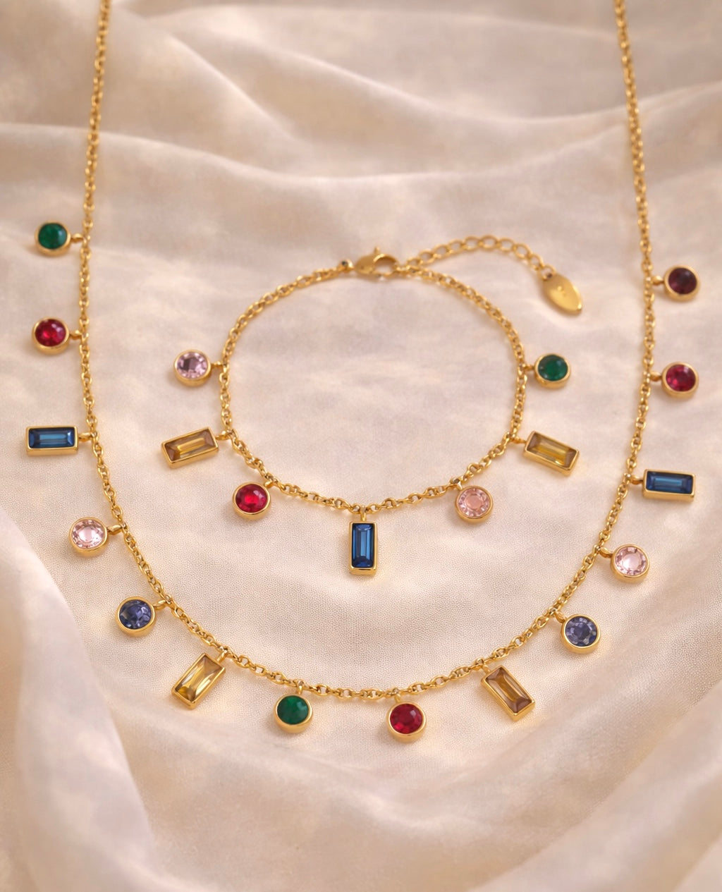 Mixed gem set