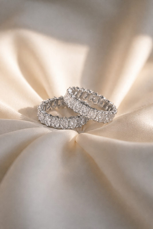 Roseraie Crown Band silver